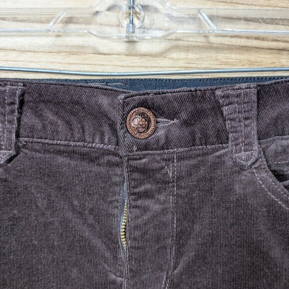 Democracy Brown Corduroy Pants "AB" Solution Size 8P - Picture 6 of 12